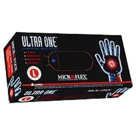 Microflex Microflex UL315M Ultra One Powder-Free Latex Exam Gloves; Box of 50; Medium MFX-UL315M